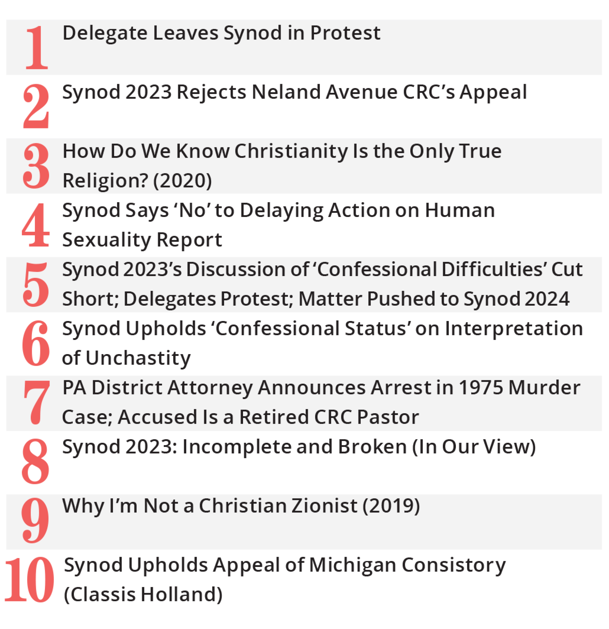 news articles to read